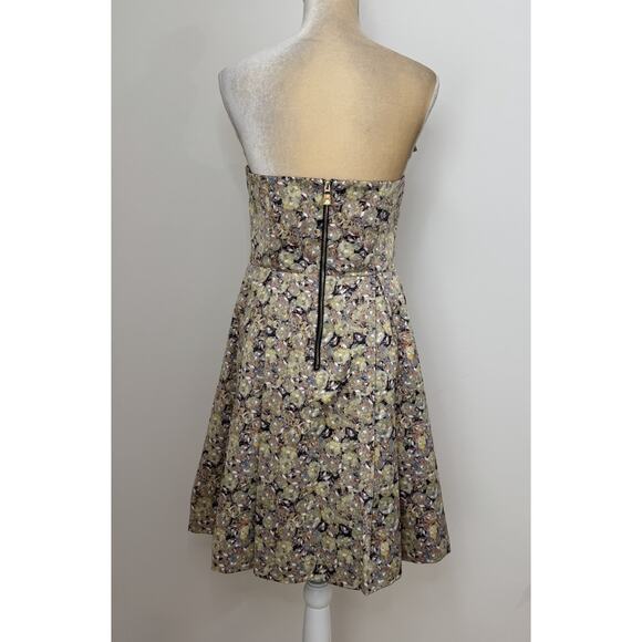 Kate Young x Target Strapless Bow A Line Dress Size 10 Multicolor Lined Pockets - Picture 9 of 15